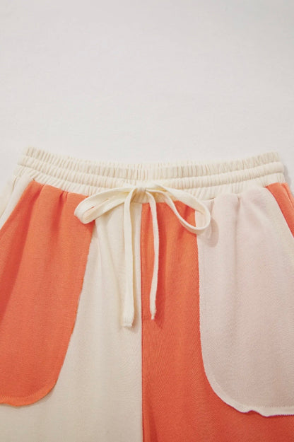 Creamsicle Colorblock Wide Leg Pants