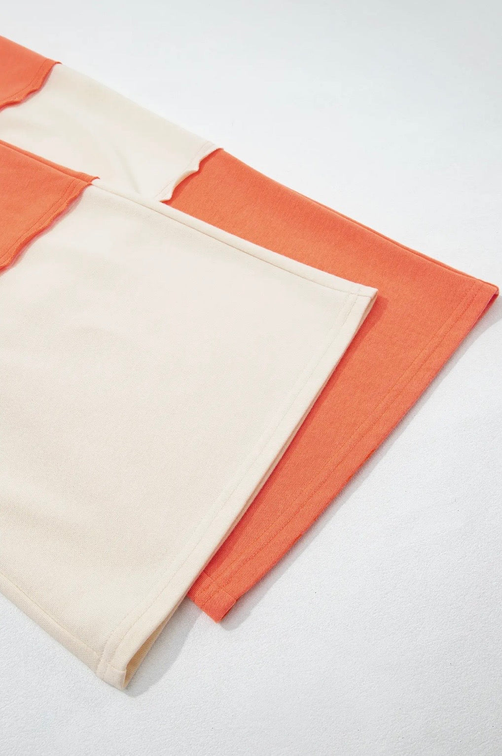 Creamsicle Colorblock Wide Leg Pants