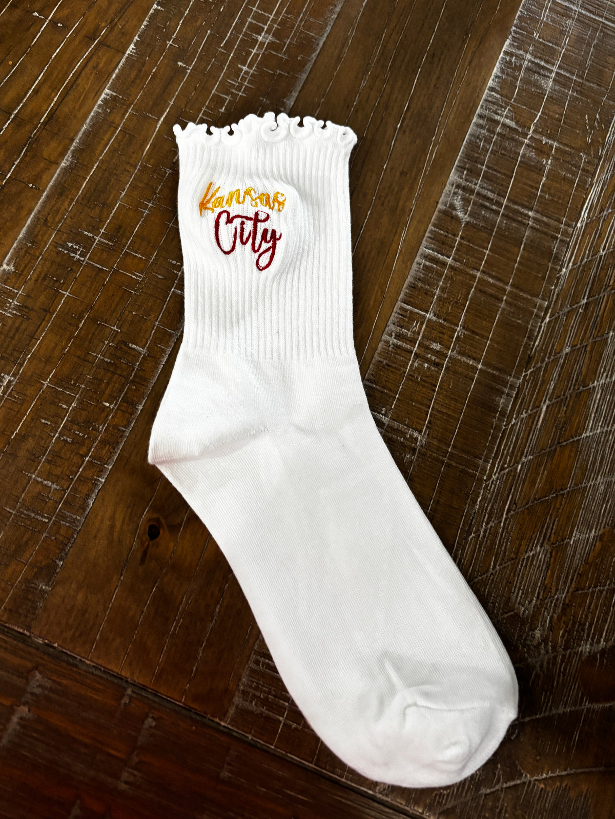 Kansas City Ruffle Socks