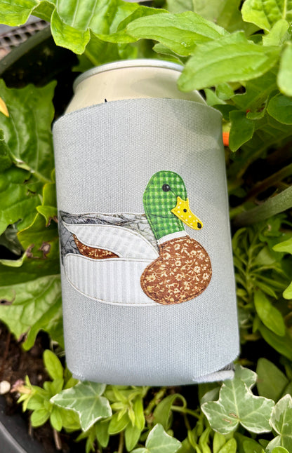 Granny's Faux Patchwork Mallard Drink Holder