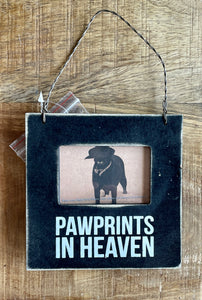 Pawprints in Heaven Photo Frame