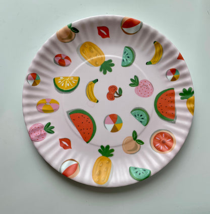 Summer "Paper" Plate