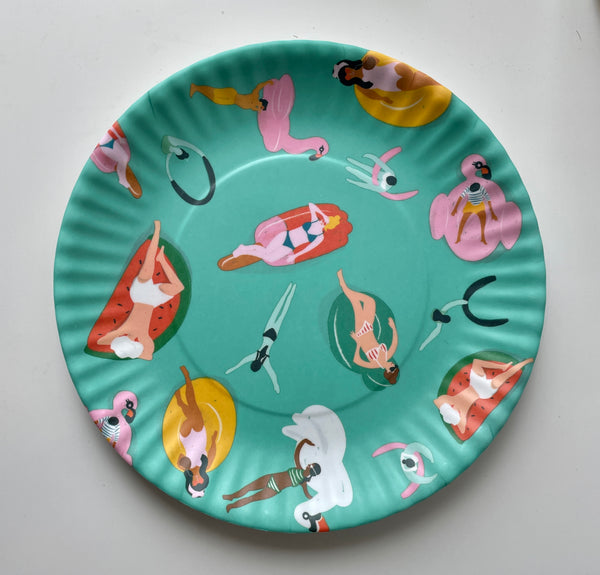 Summer "Paper" Plate