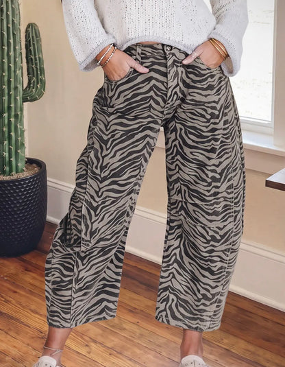 Born To Be Wild Barrel Jeans
