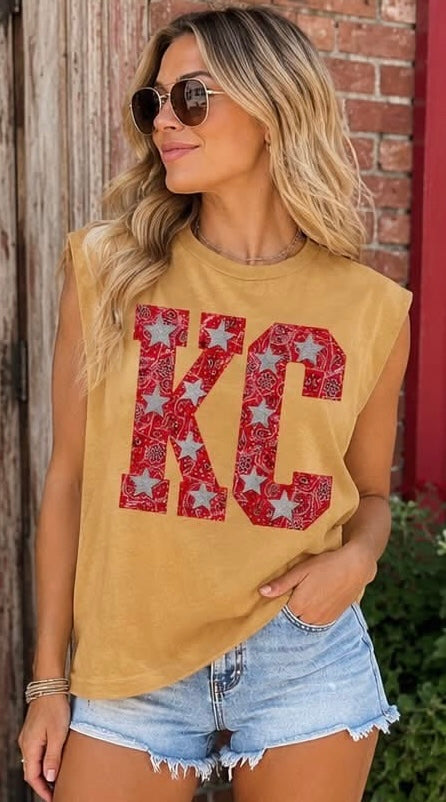 KC Bandana Muscle Tee