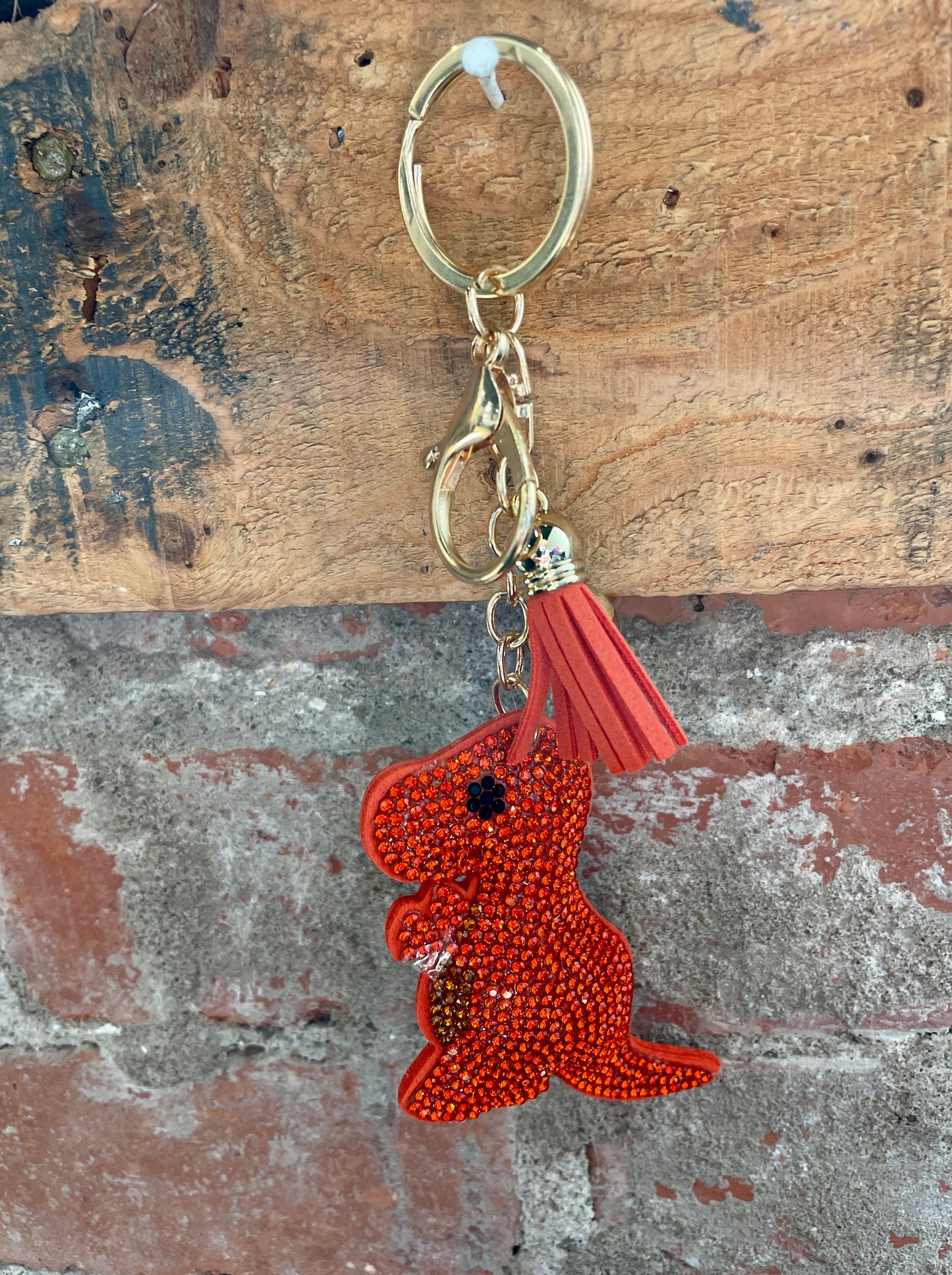Glitzy Rhinestone Keyring