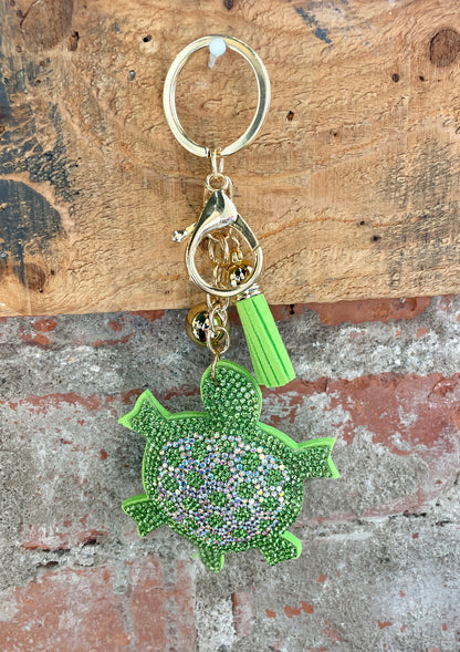 Glitzy Rhinestone Keyring