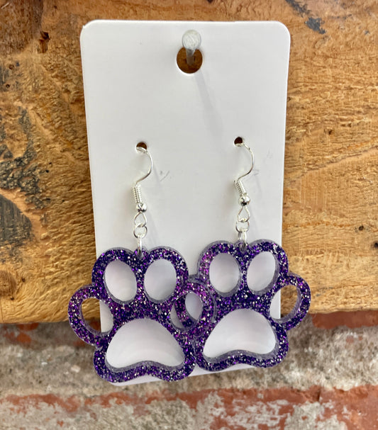 Paw Print Earrings