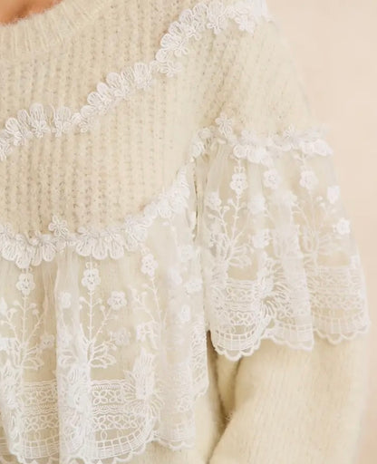 Love at First Lace Sweater