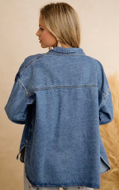 Rustic Romance Denim Shacket