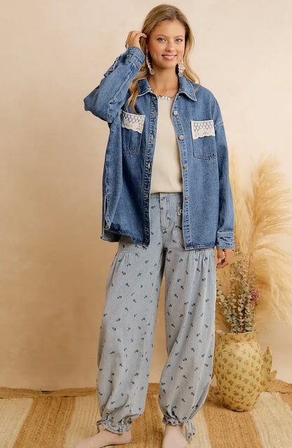 Rustic Romance Denim Shacket