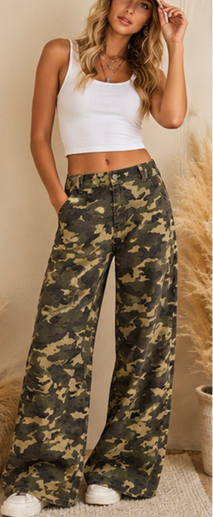 Hidden Agenda Camo Pants