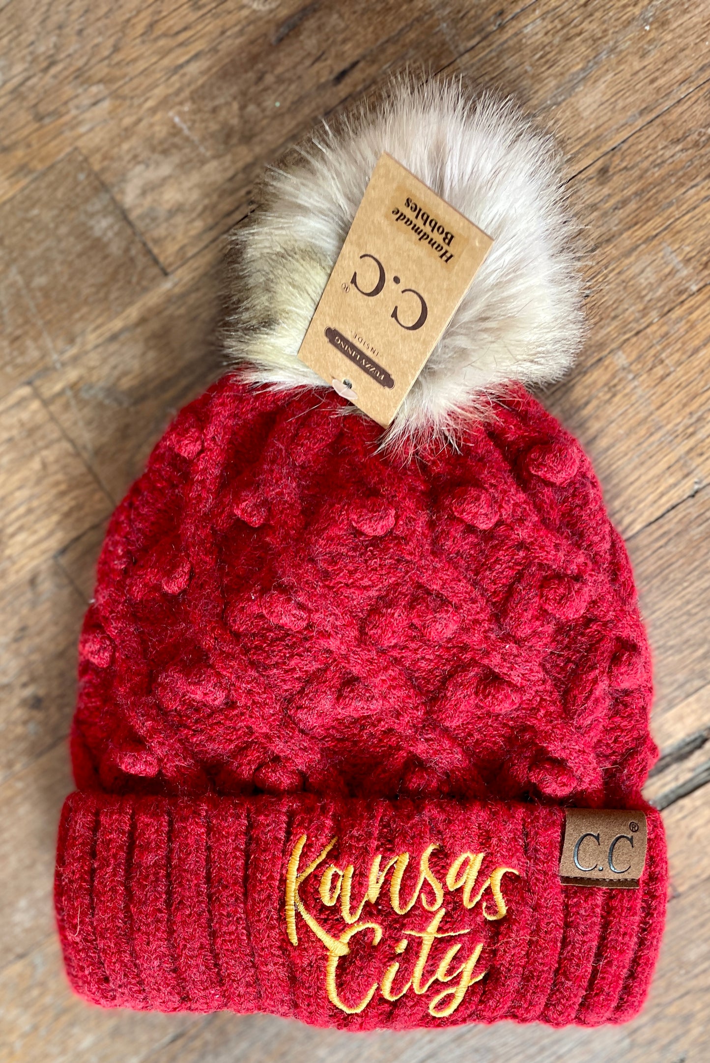 Kansas City Embroidered Beanie