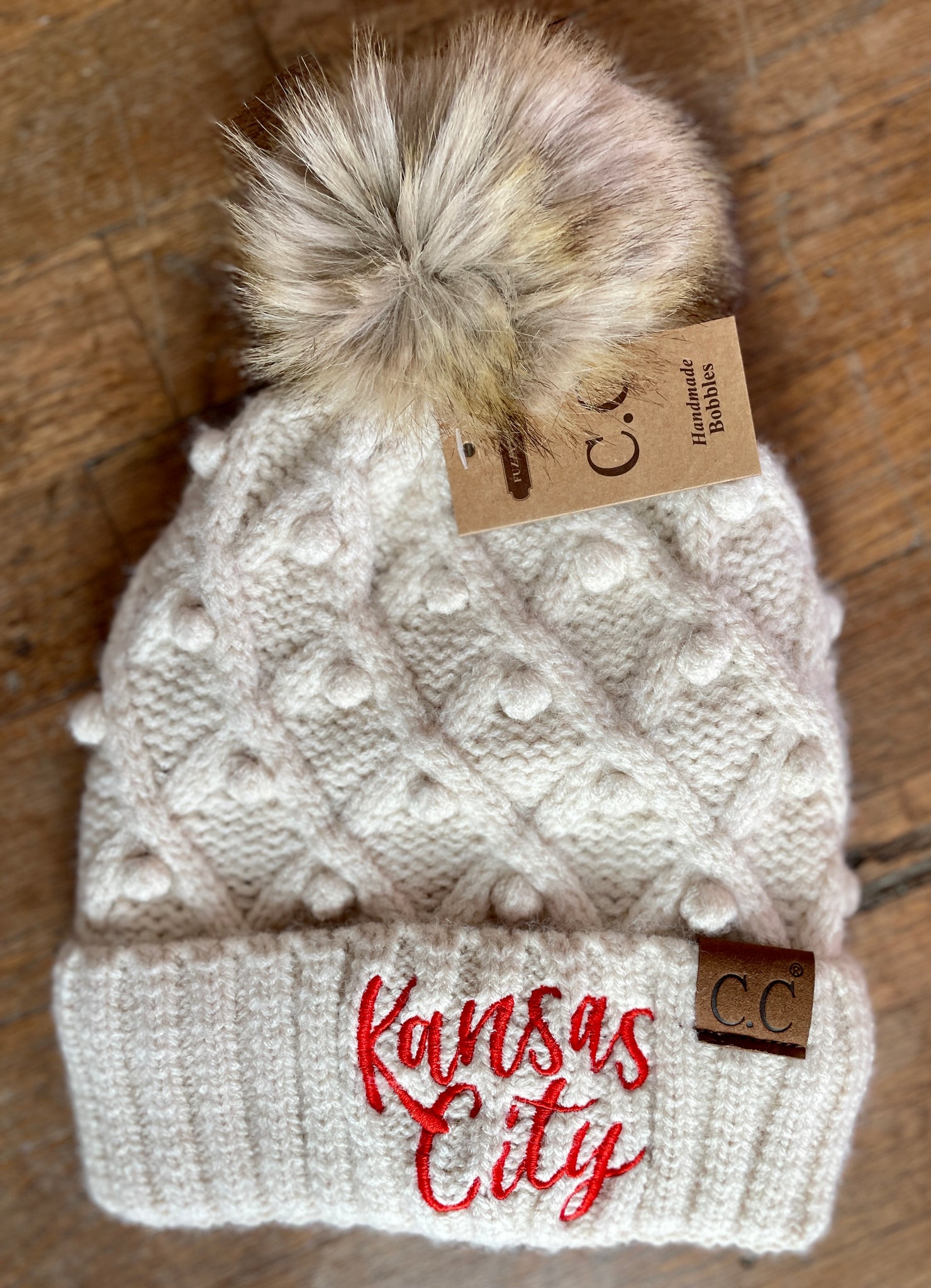 Kansas City Embroidered Beanie
