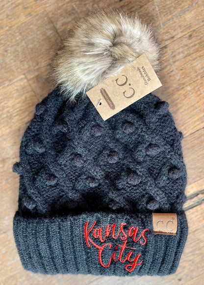Kansas City Embroidered Beanie