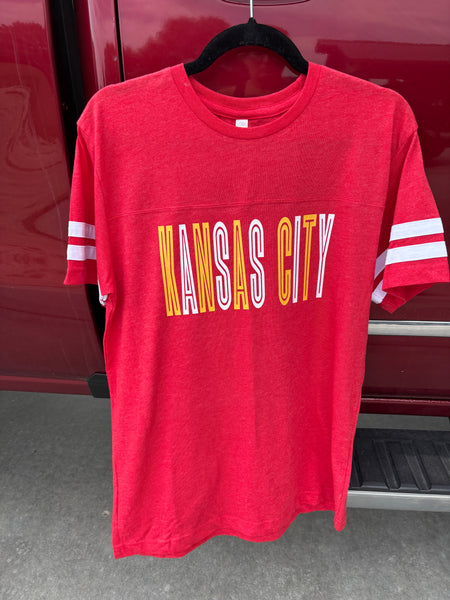 Kansas City Stripe Sleeve Tee