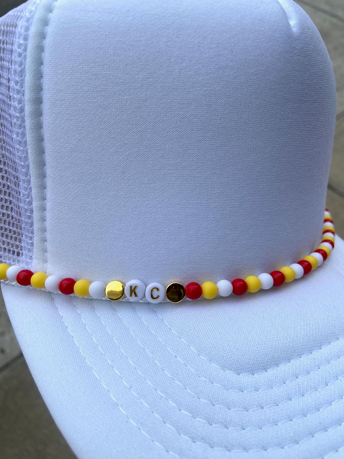 KC Beaded Trucker Hat Chain