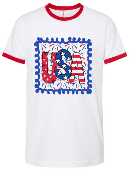 USA Fireworks Tee