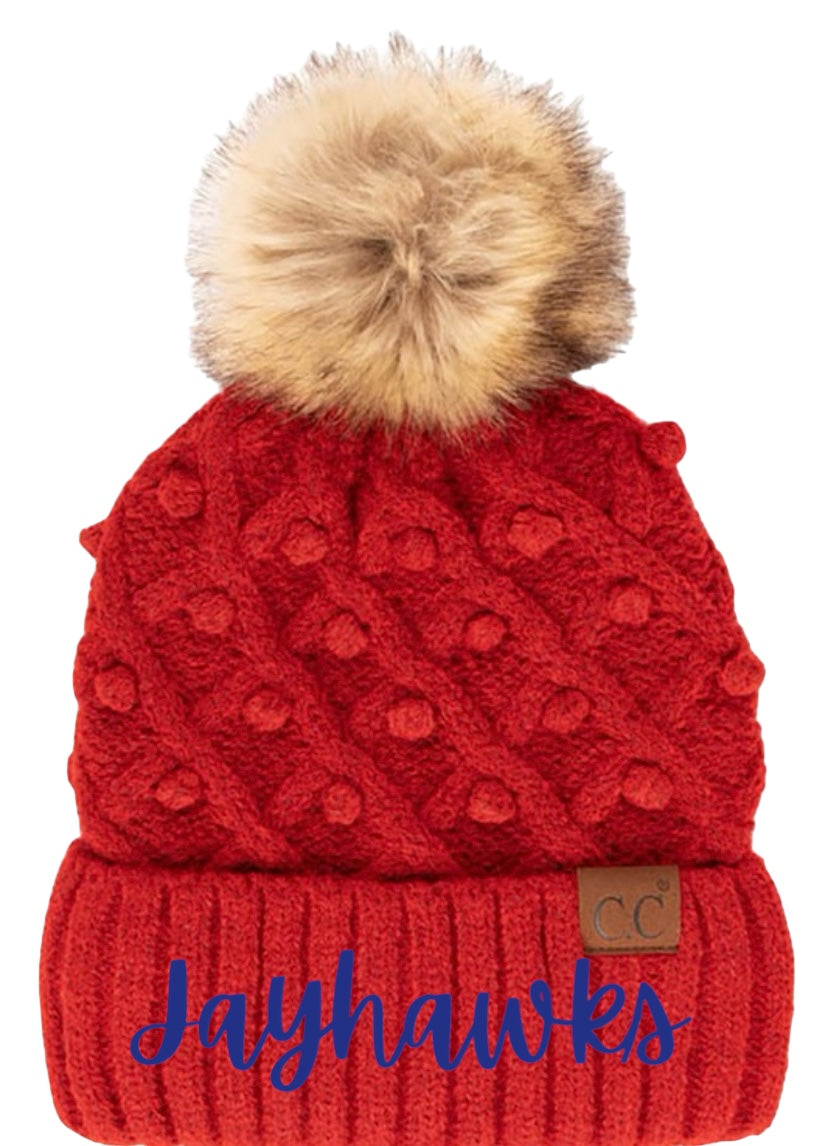 jayhawks beanie