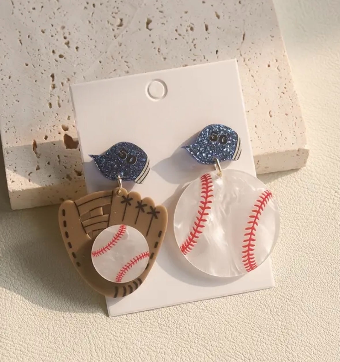 Baseball & Glove Earrings