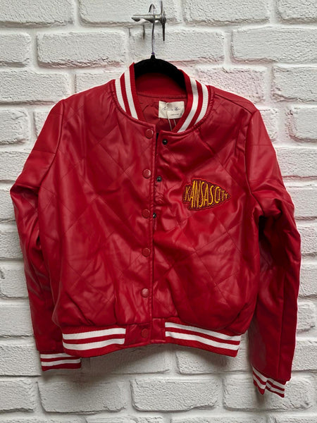 Kansas City Quilted Bomber Jacket