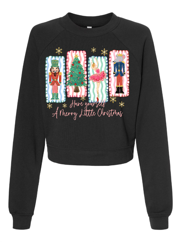 Have Yourself a Merry Little Christmas Crop Sweatshirt