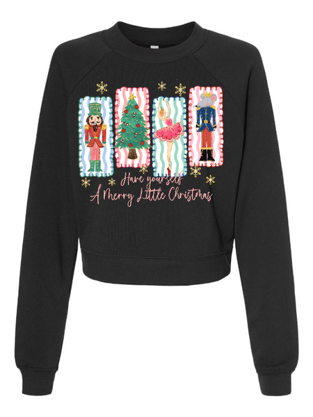 Have Yourself a Merry Little Christmas Crop Sweatshirt