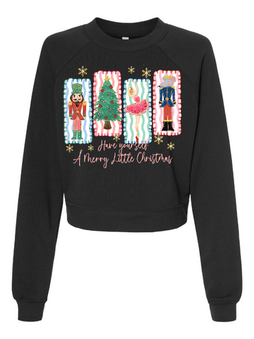 Have Yourself a Merry Little Christmas Crop Sweatshirt