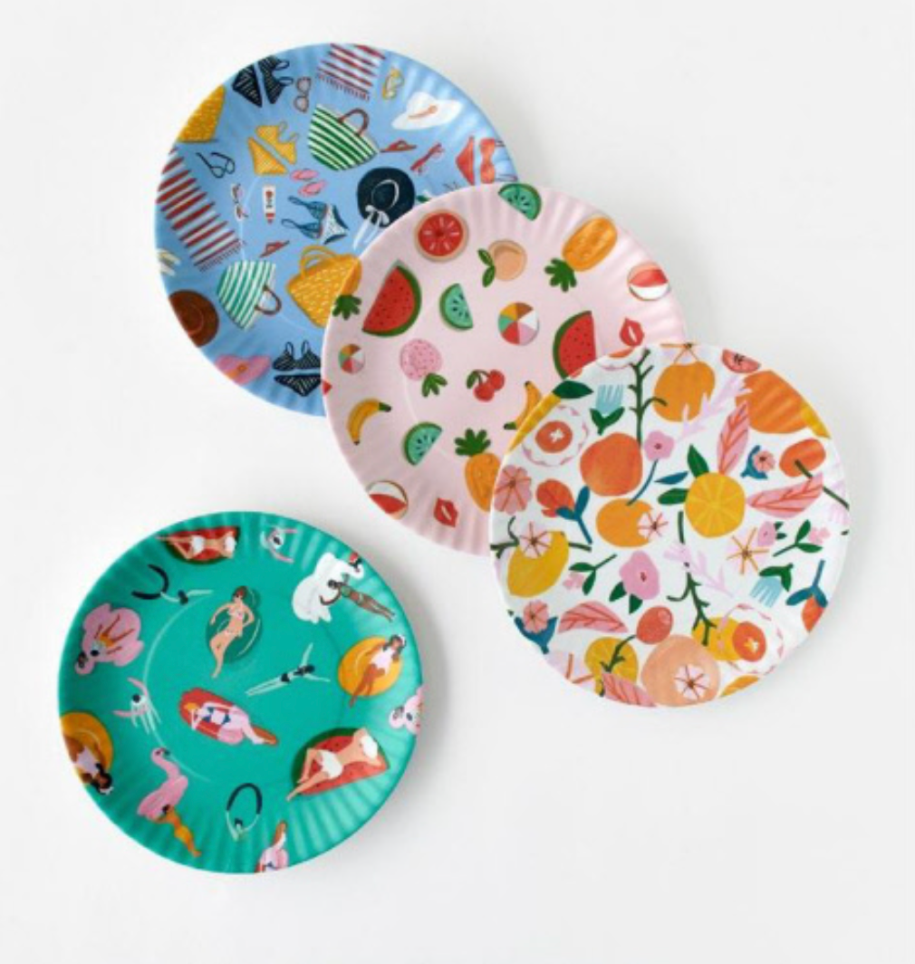 Summer "Paper" Plate