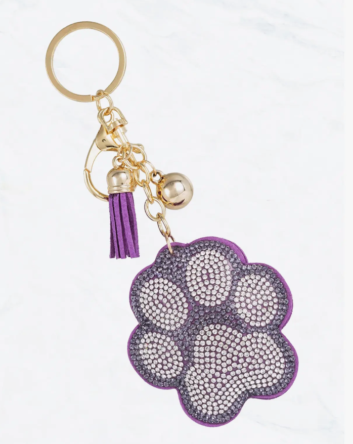 Glitzy Rhinestone Keyring