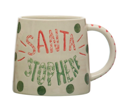 Stoneware Holiday Mug