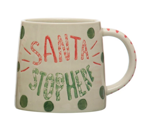 Stoneware Holiday Mug