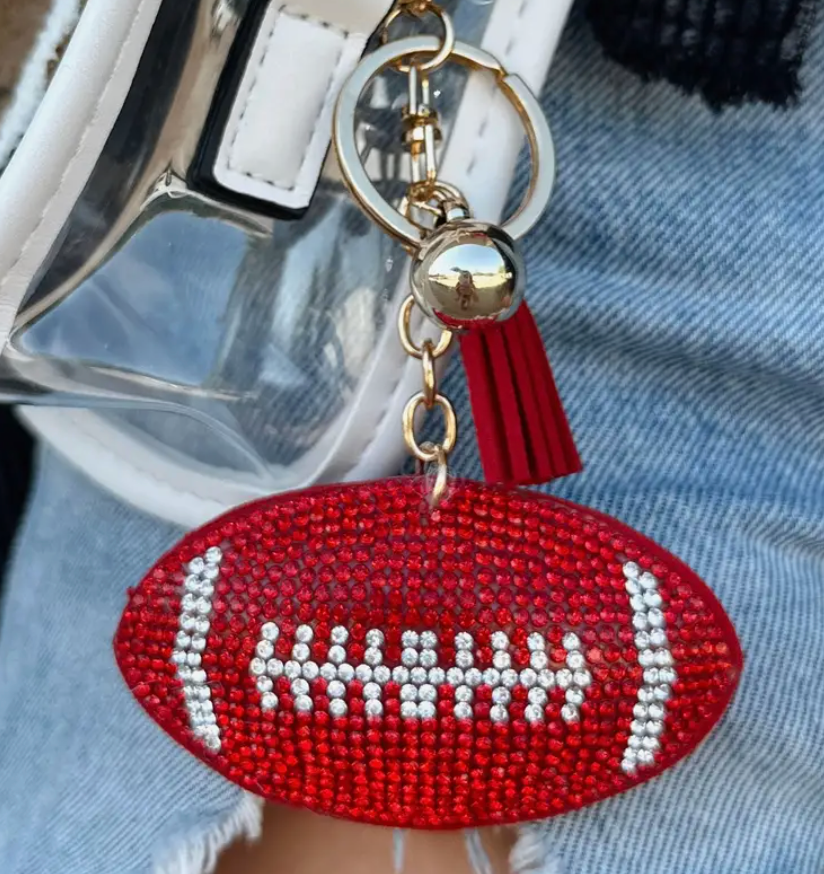 Glitzy Rhinestone Keyring