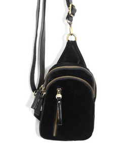 Skyler Velvet Sling Bag