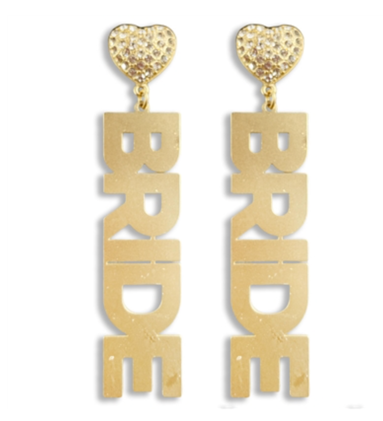 Metal Bride Earrings