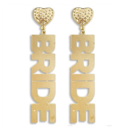 Metal Bride Earrings