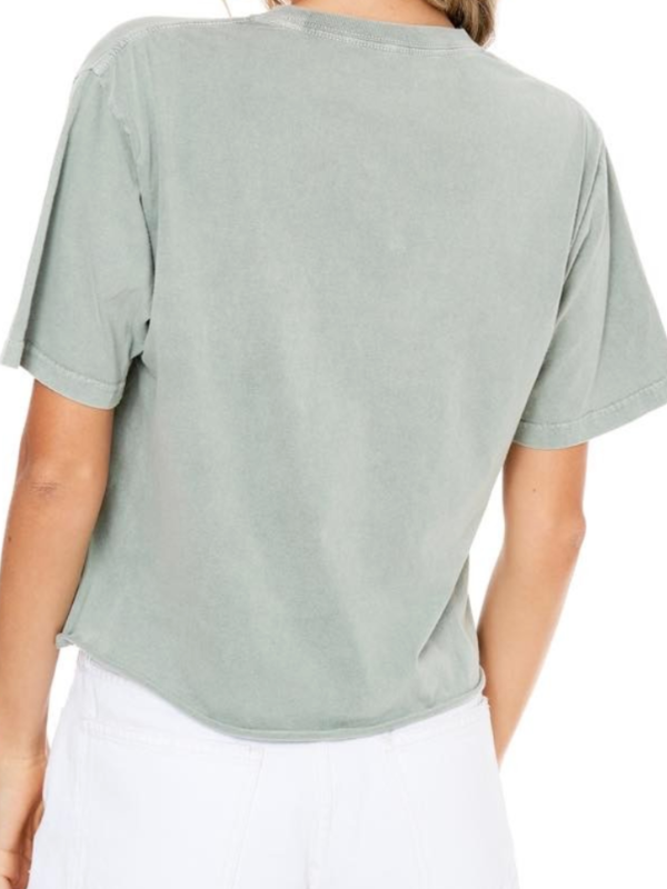Rock N Roll World Tour Relaxed Fit Crop Tee