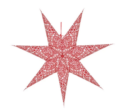 Printed Star Paper Ornament