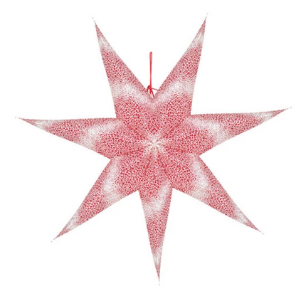 Printed Star Paper Ornament