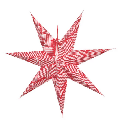Printed Star Paper Ornament