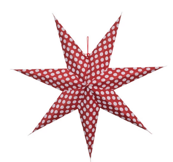 Printed Star Paper Ornament