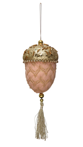 Lace Acorn Ornament