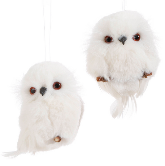 White Owl Ornament