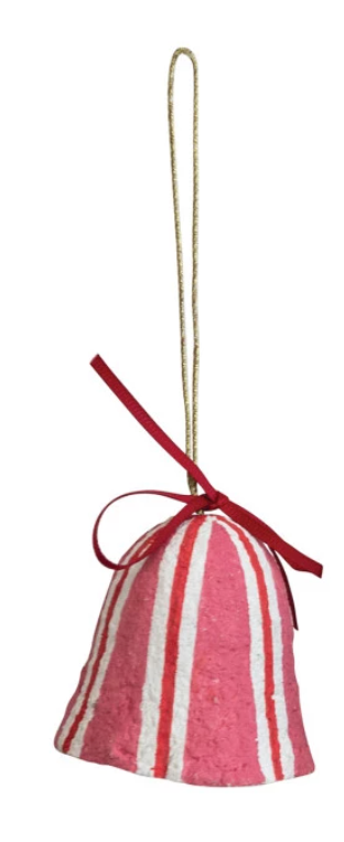 Paper Mache Bell Ornaments