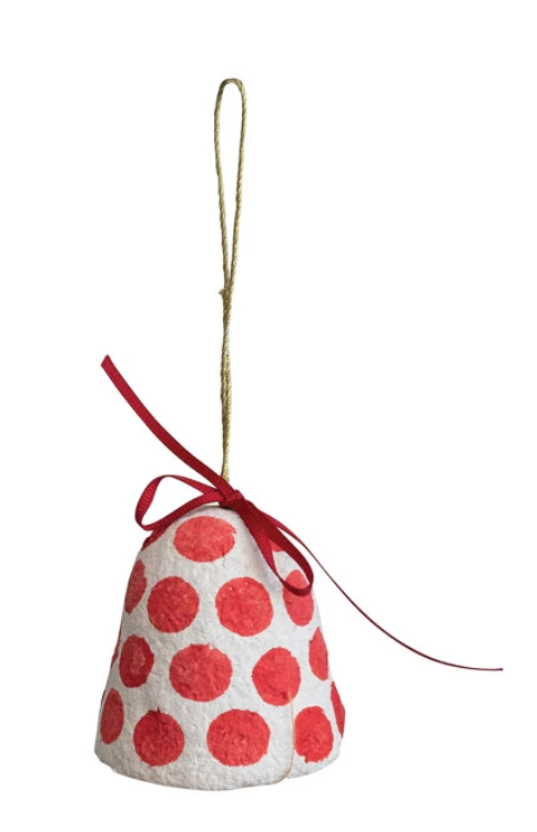 Paper Mache Bell Ornaments