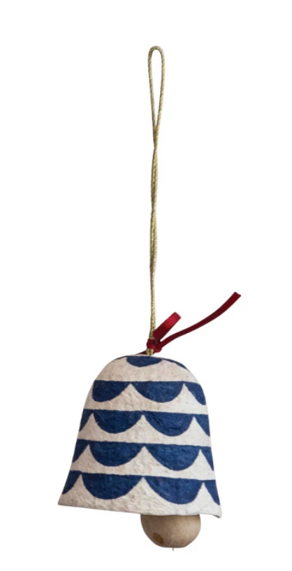 Paper Mache Bell Ornaments