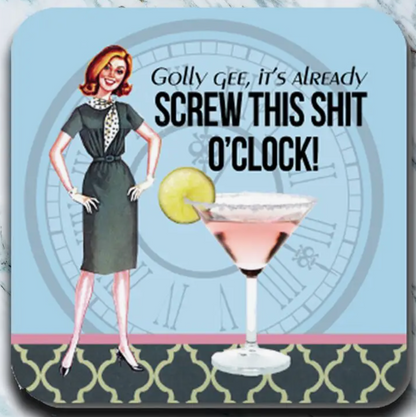 Slightly Inappropriate Neoprene Coasters