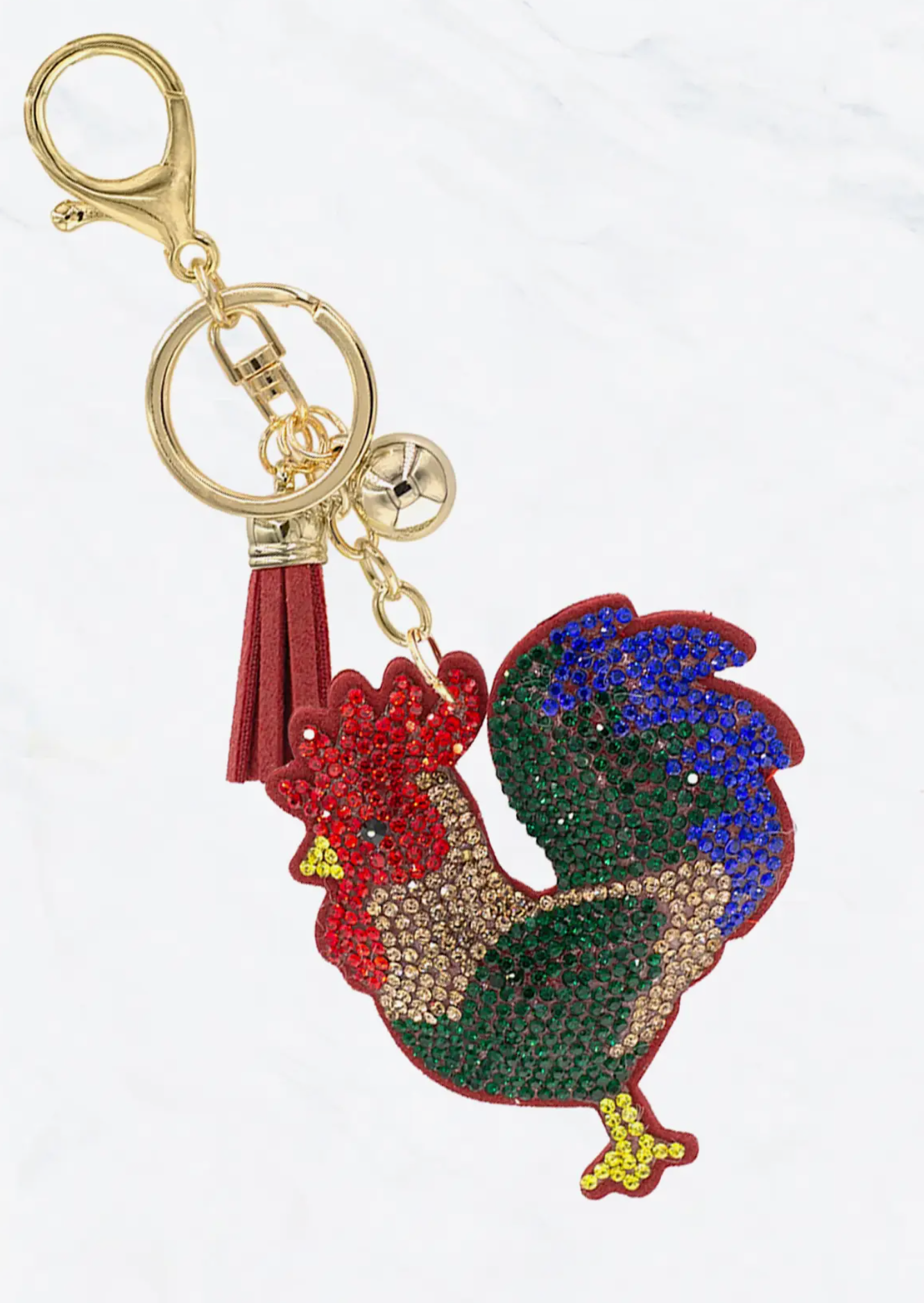 Glitzy Rhinestone Keyring