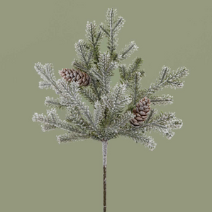 Frosted Evergreen Pick