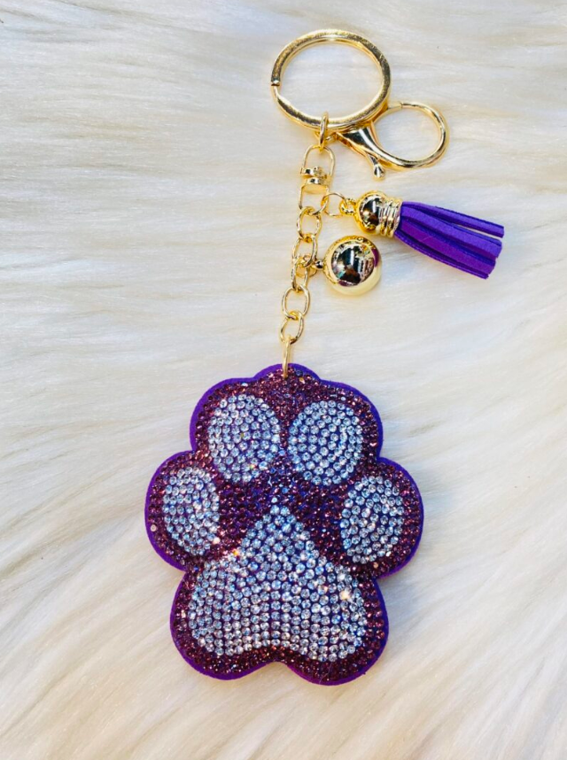 Glitzy Rhinestone Keyring